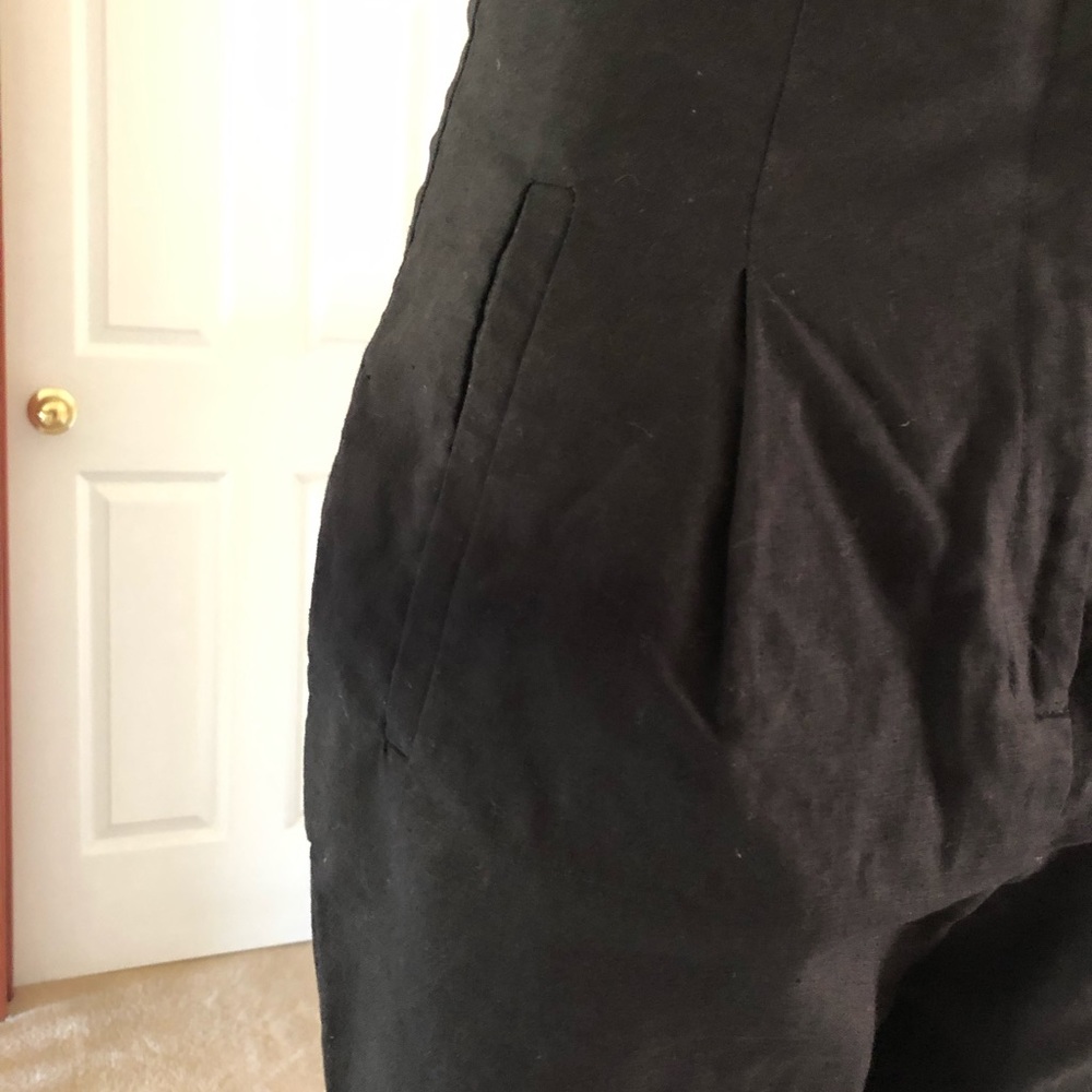 Black High Waisted Trousers - image 3